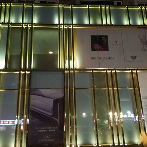 成都兰花草外装不锈钢