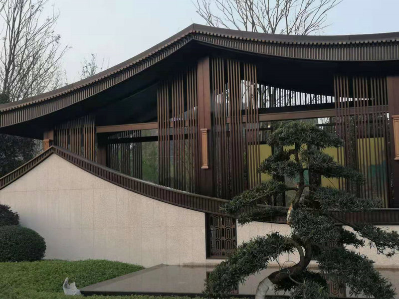 成都铝单板钢结构工程展示区